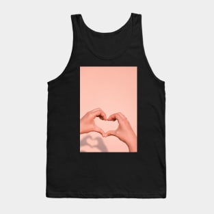 Hands making a heart sign Tank Top